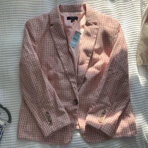 Ann Taylor The Newbury Blazer In Houndstooth